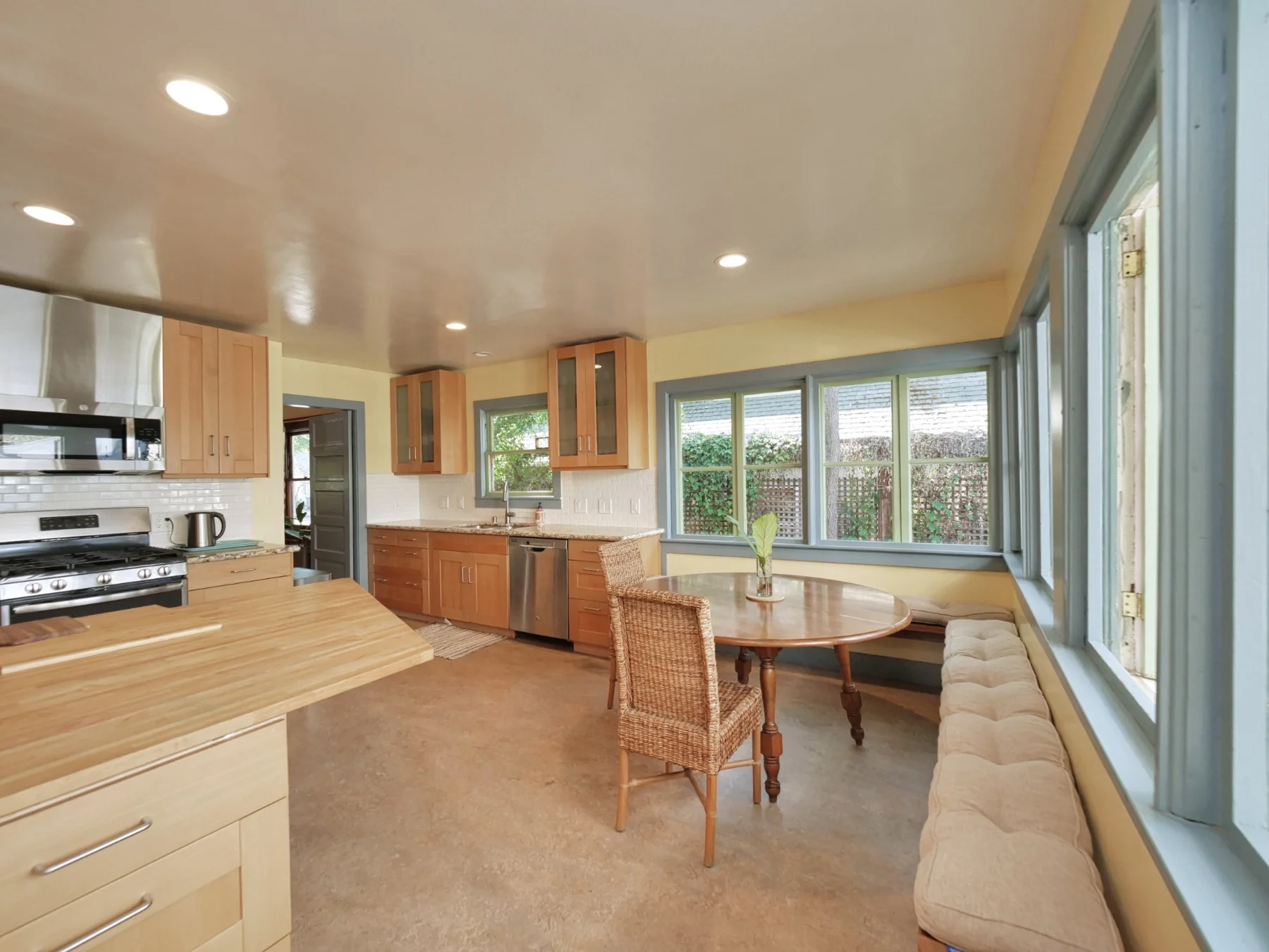 The Main Floor — interior and outdoor details