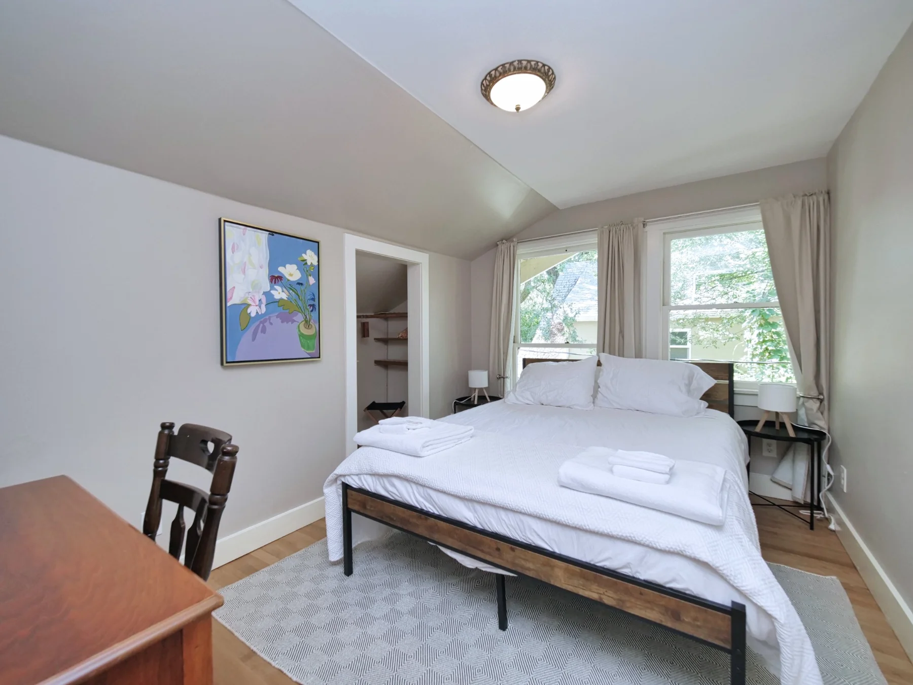 The Upstairs Apartment — upstairs bedroom